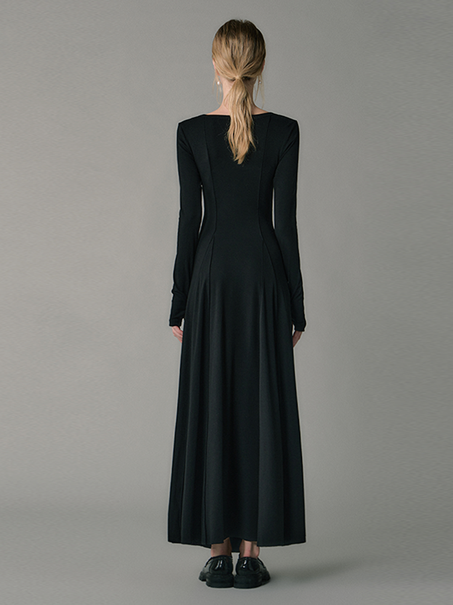 high-end with a vintage dress