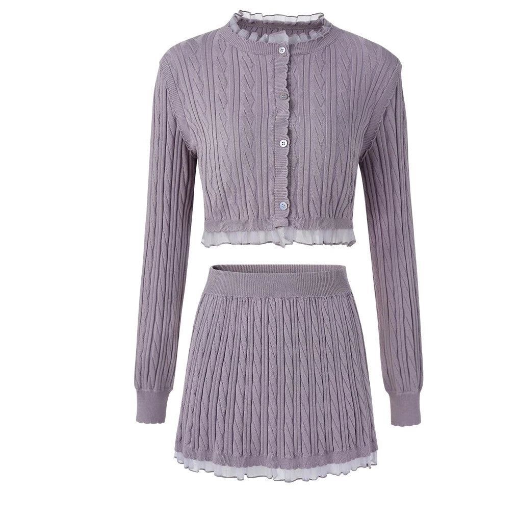 튤립 니트웨어 세트