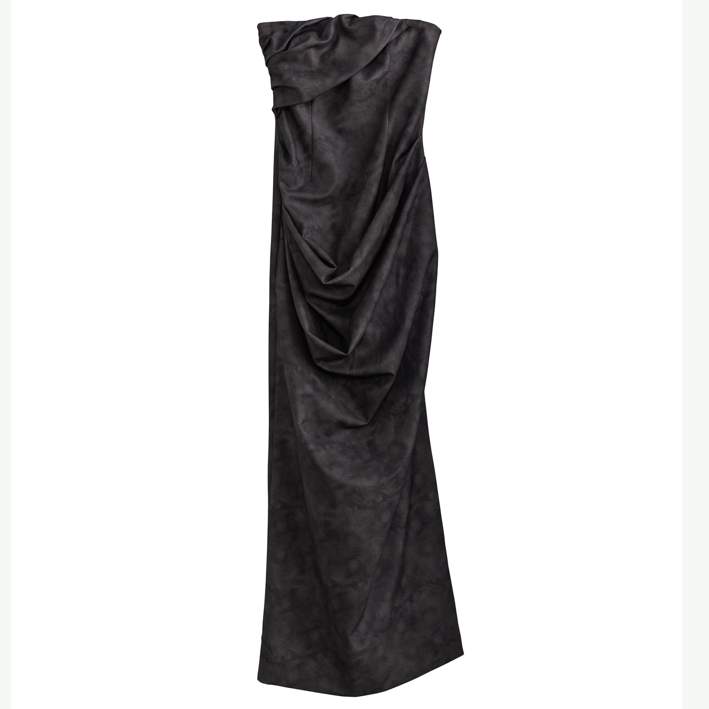 Leder Bandeau Halter Kleid