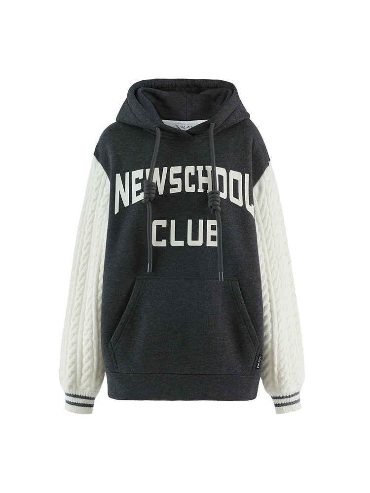 벨벳과 두꺼운 스웨터 재킷