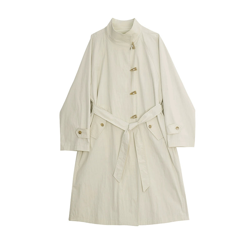 mid-length trench coat