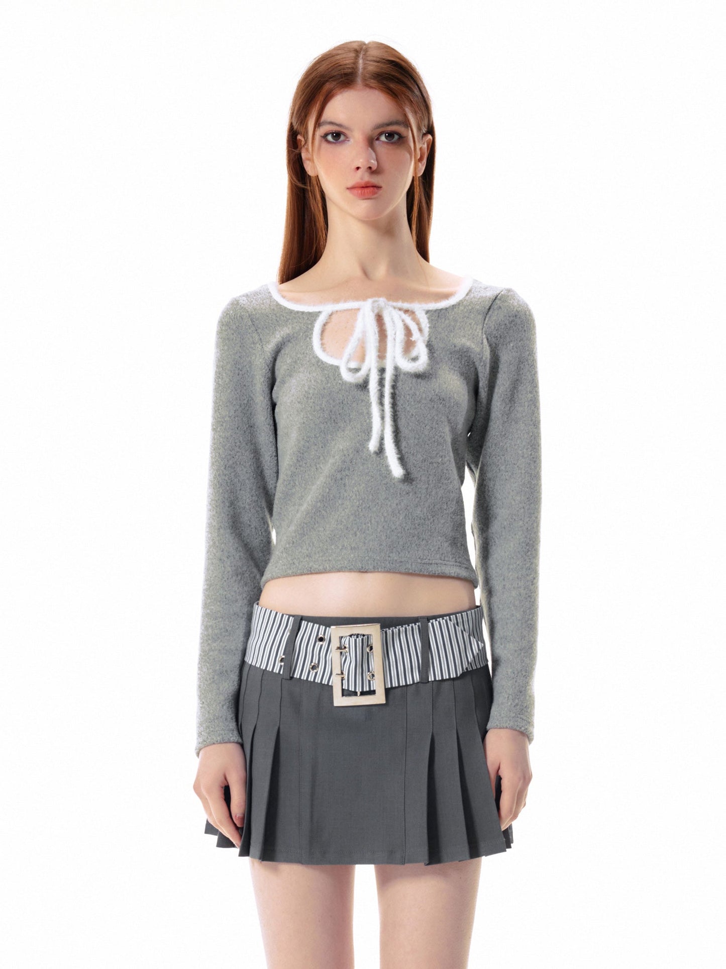 2-way halter neck design knit