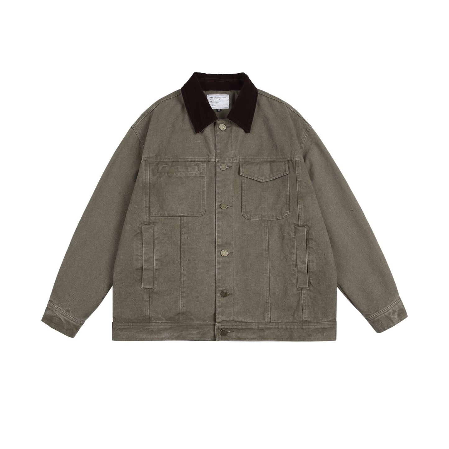 Big Silhouette Corduroy Collar Jacket