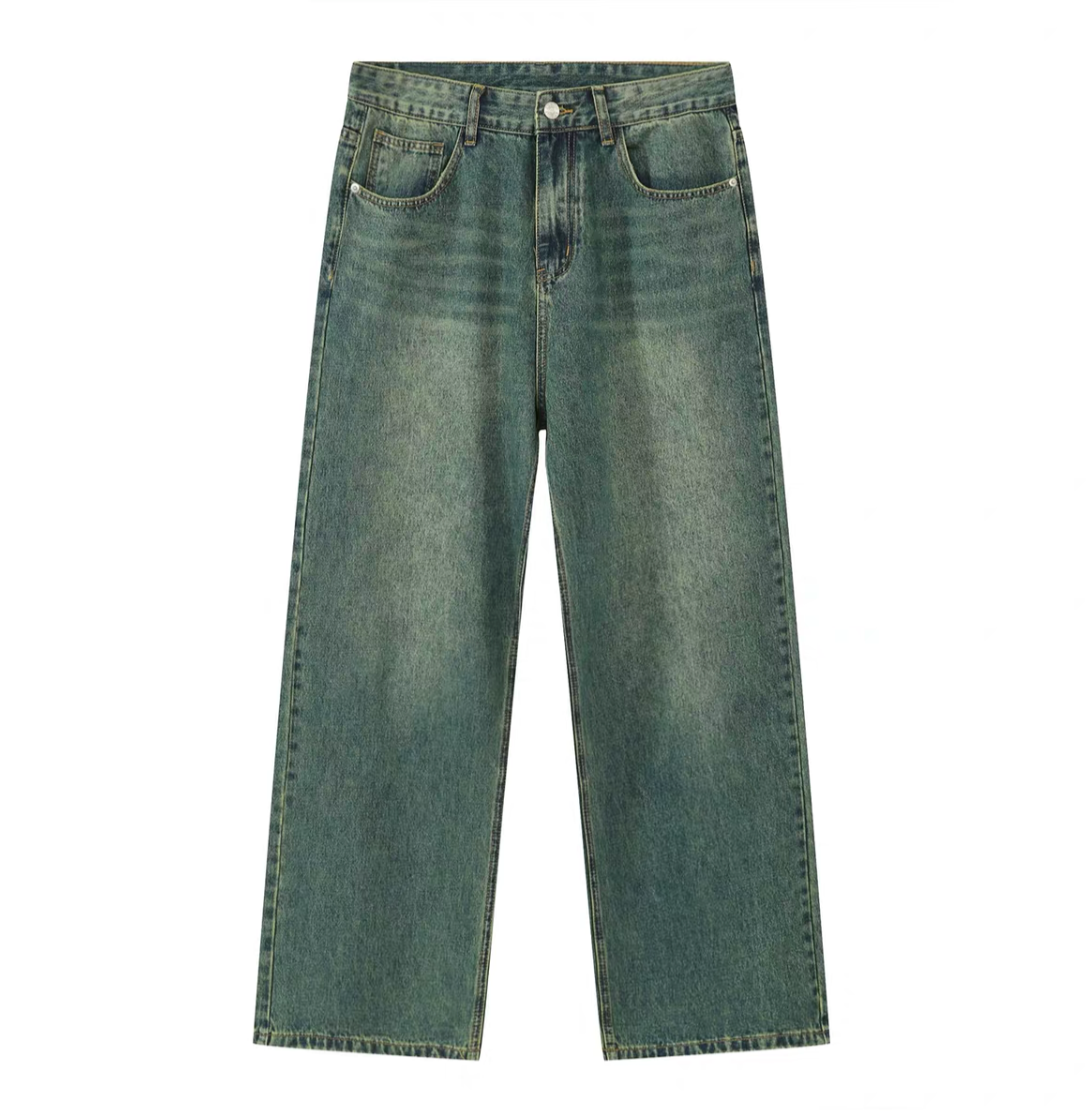 Lettry gradient denim