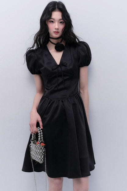 Nocturne Bubble Sleeve Dress