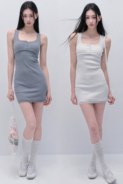 Slim Spring Knit Dress