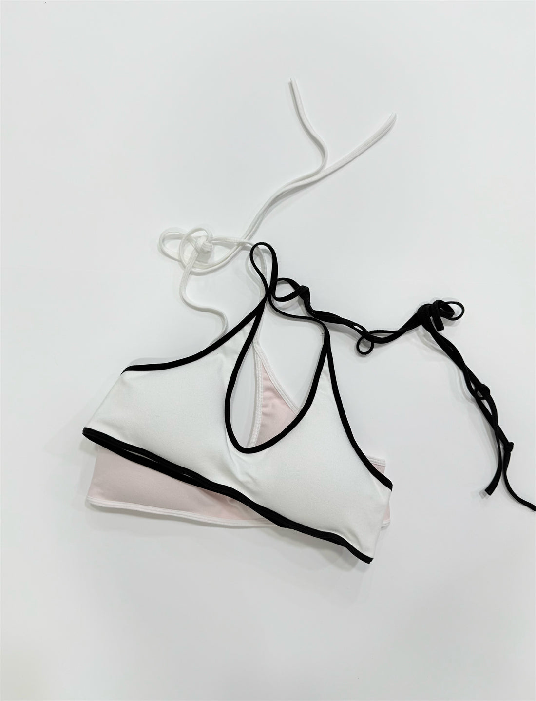 Exposed Clash Bra Top