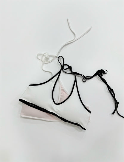 Exposed Clash Bra Top