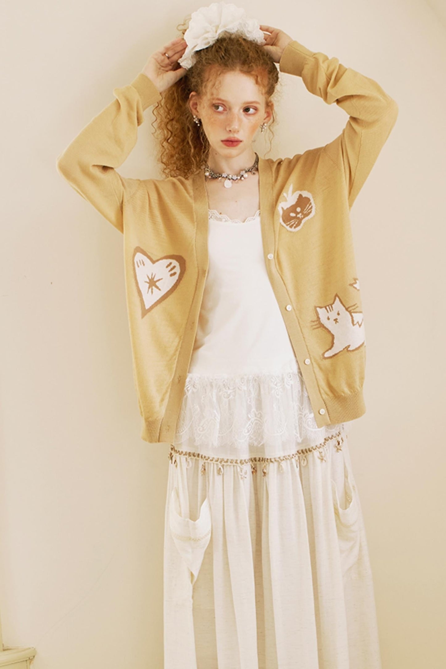 Soft Apple Design Cardigan