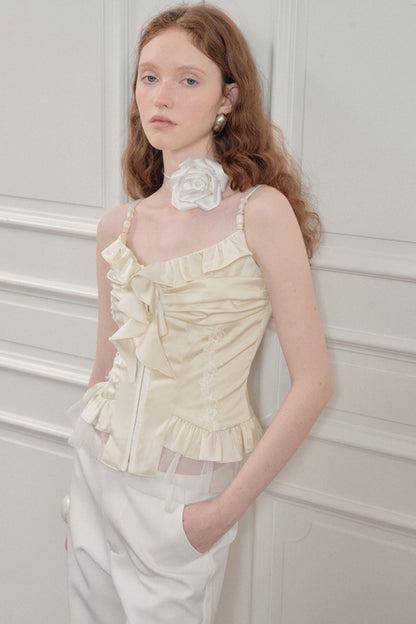 Yuan Elegance Crop Top