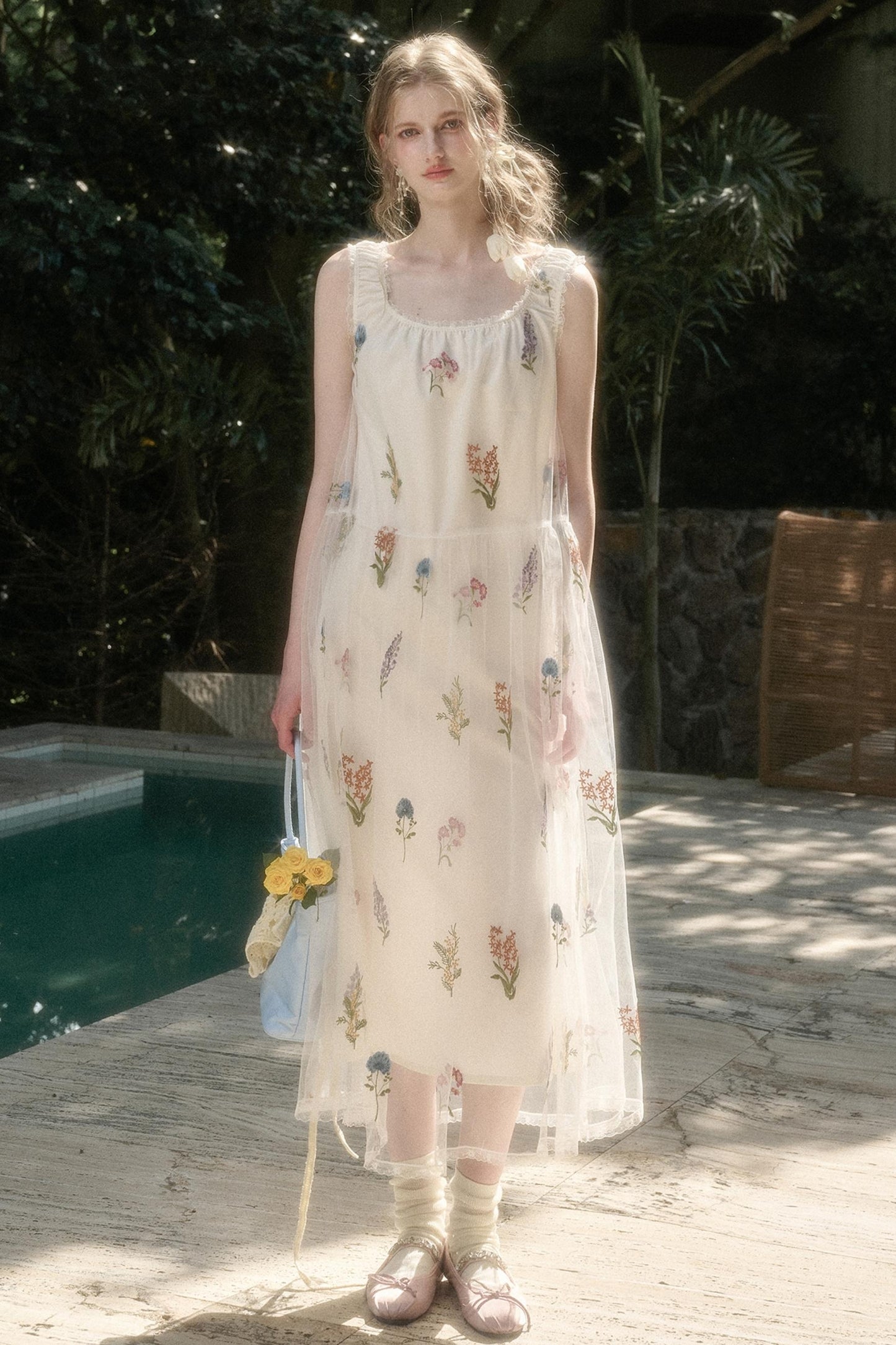 Galaxy Dandelion Halter Dress