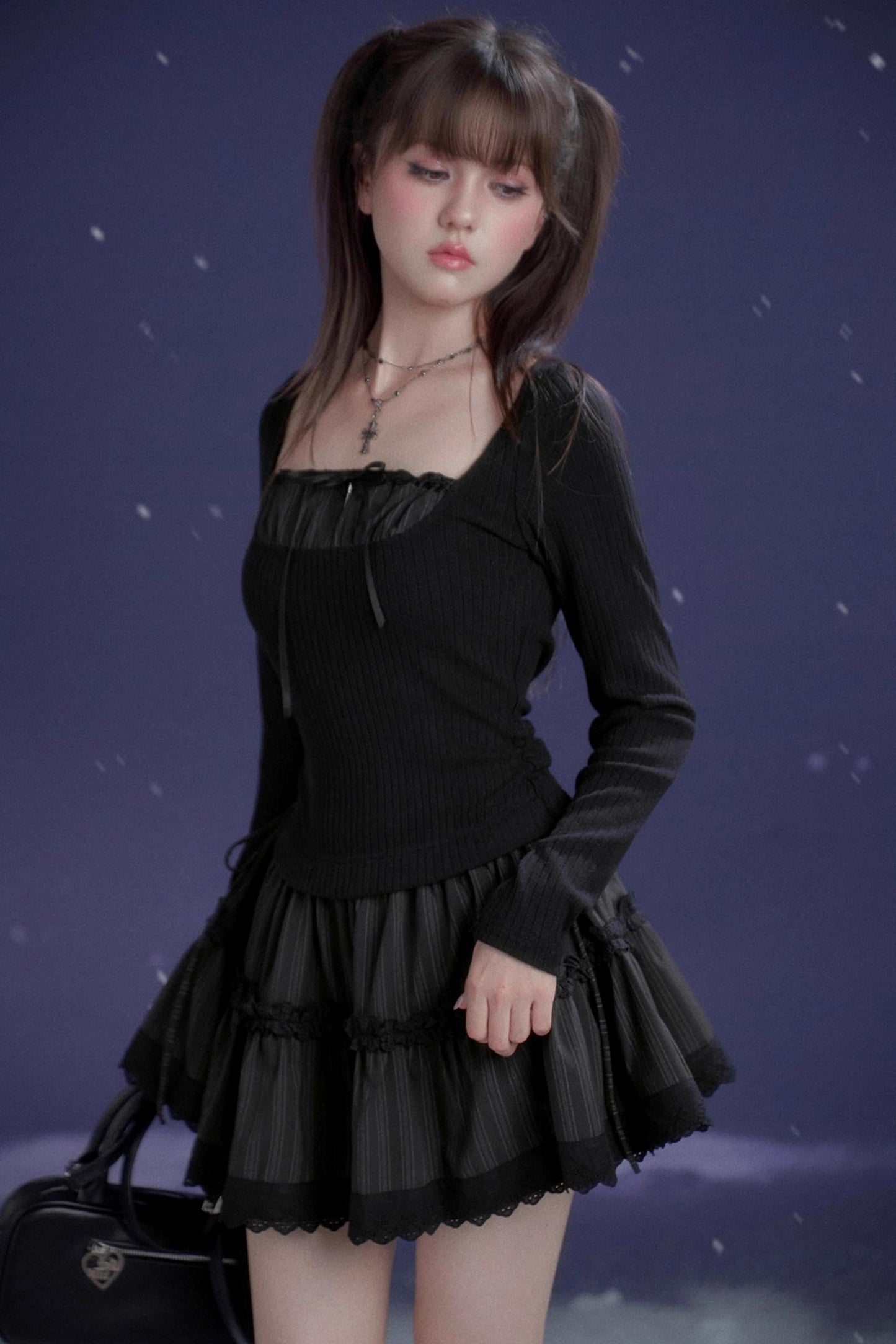 Midnight Waltz Black Dress