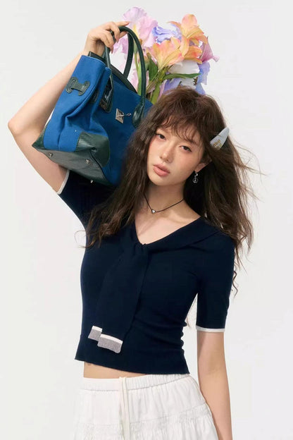 College Chic Knit Sweater