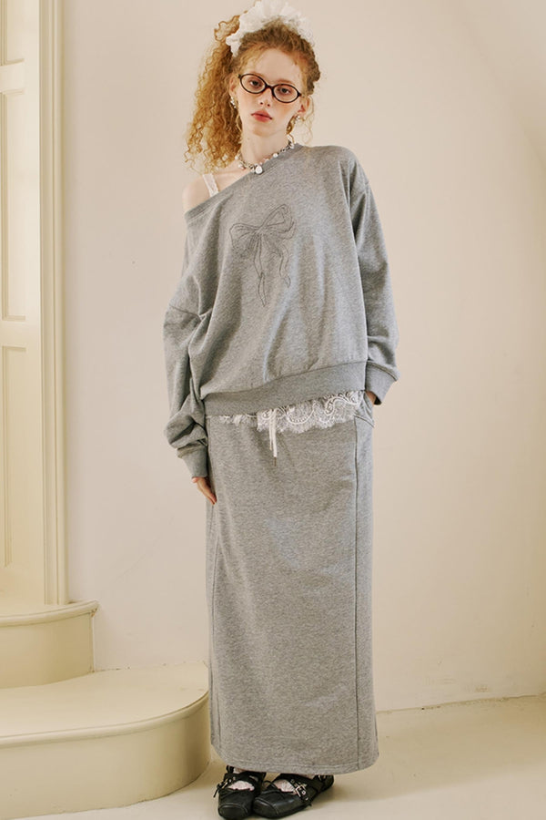 Chic Bowknot Sweatshirt