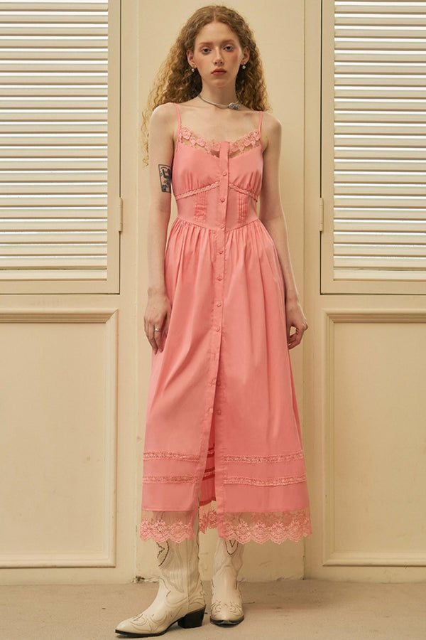 Elegant Lace Maxi Dress