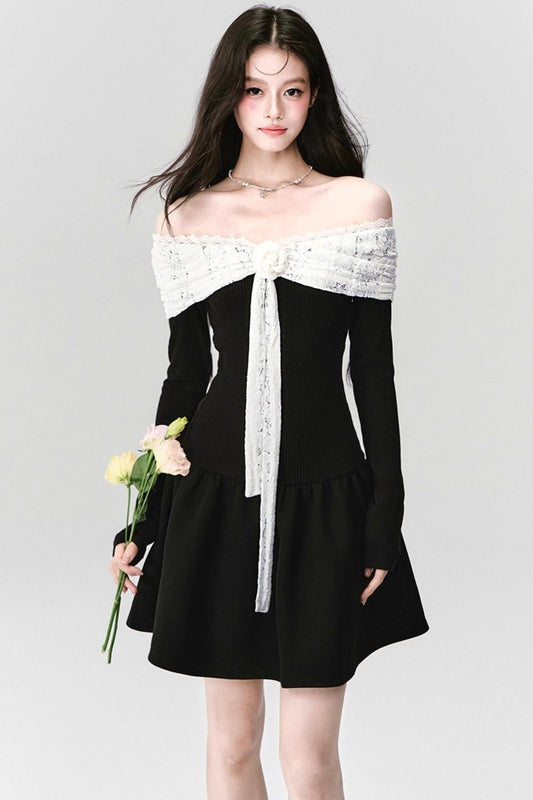 Temperament Lace Princess Dress