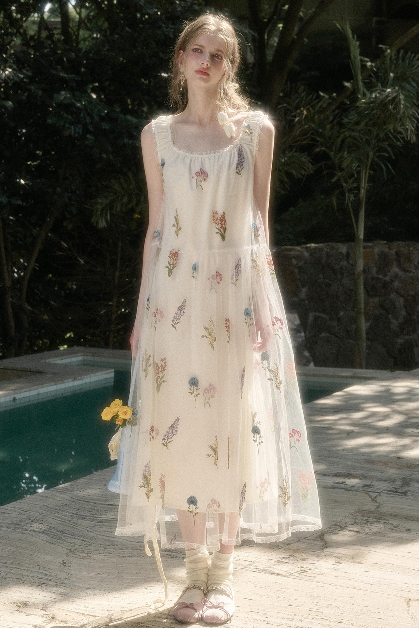 Galaxy Dandelion Halter Dress