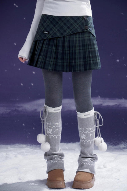 Fair Isle Knit Socks