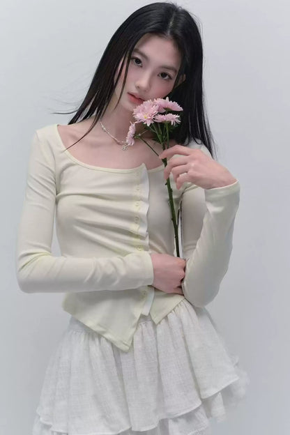 Light Yellow Layer Top