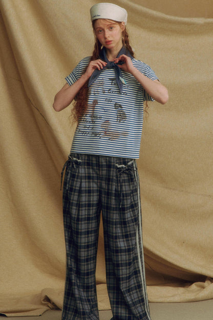 Casual Crewneck Printed T-Shirt