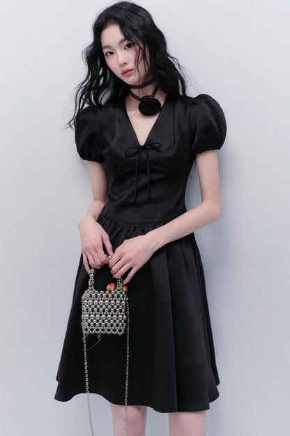 Nocturne Bubble Sleeve Dress