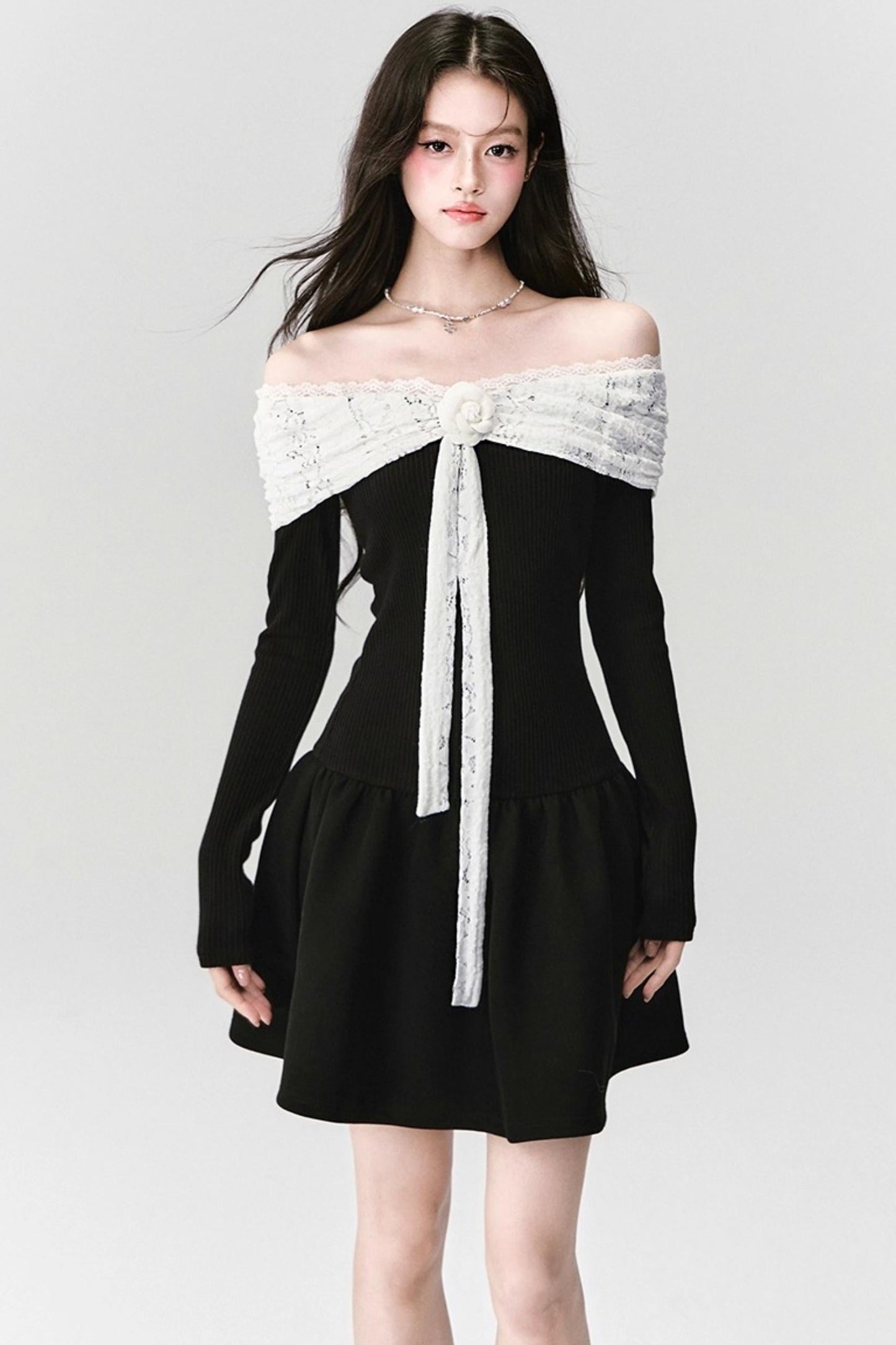 Temperament Lace Princess Dress