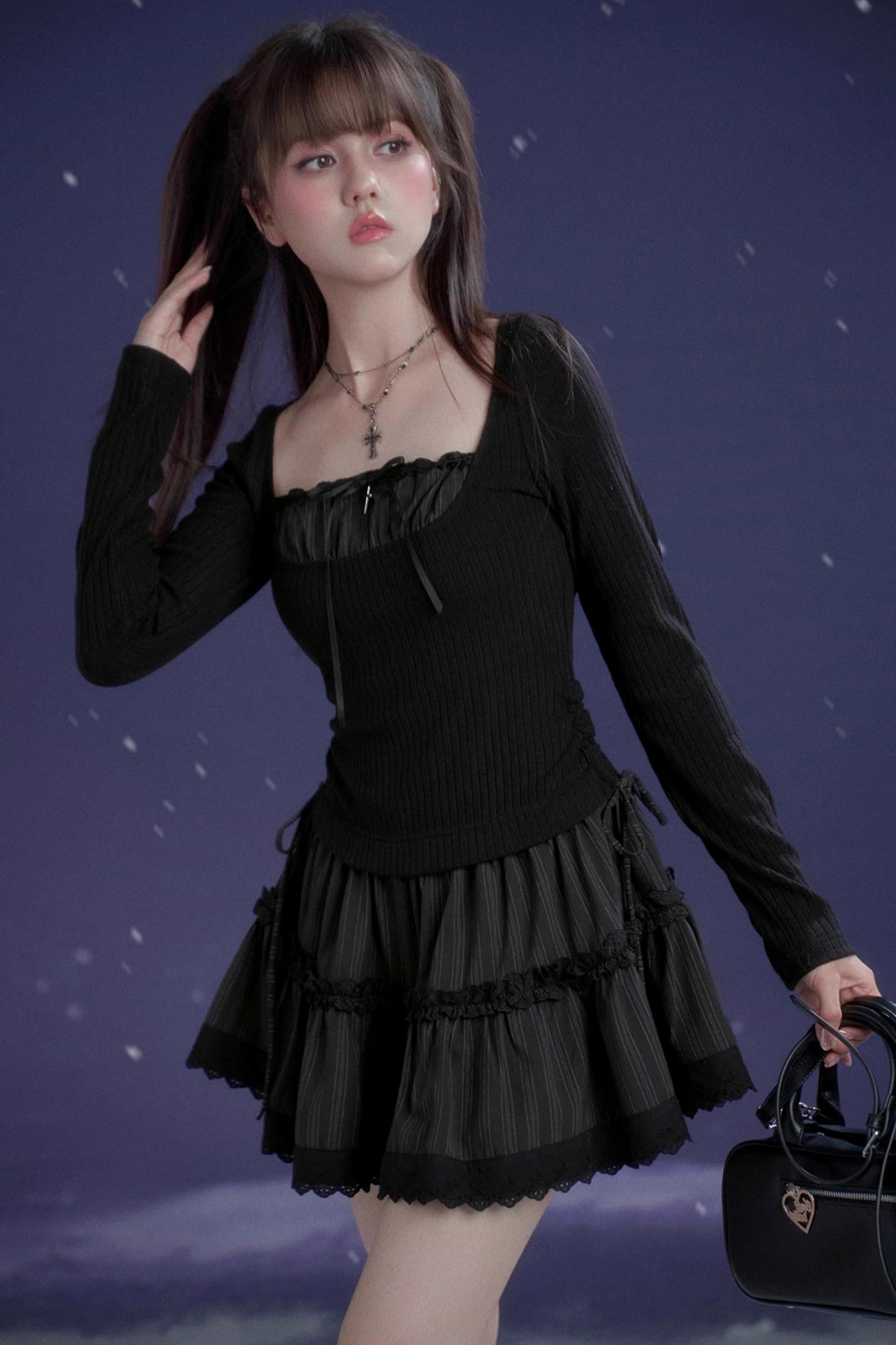 Midnight Waltz Black Dress