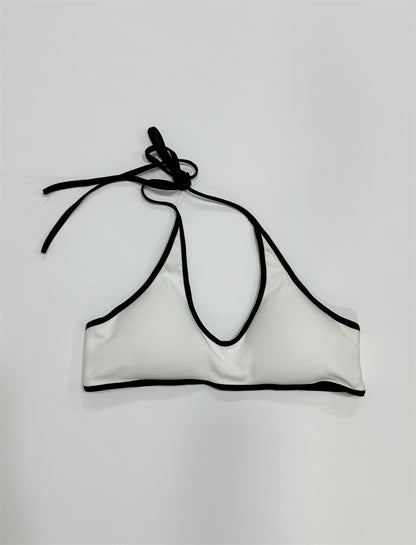 Exposed Clash Bra Top
