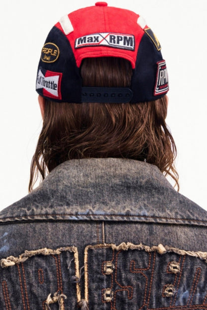 Racing Embroidered Baseball Cap