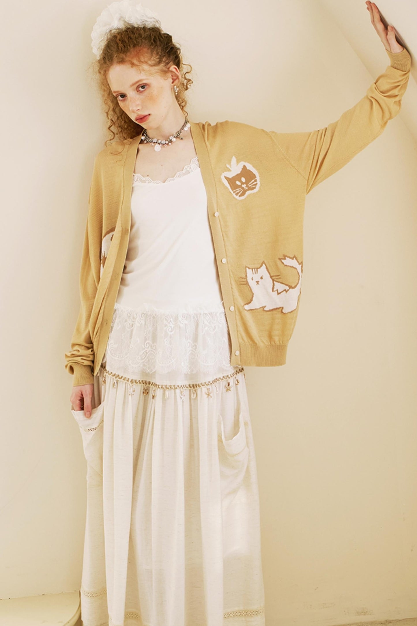 Soft Apple Design Cardigan