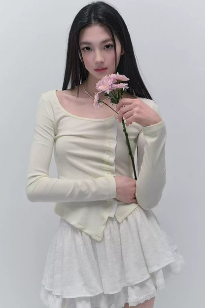 Light Yellow Layer Top