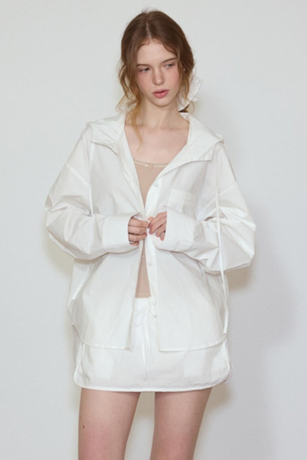 Sun Shield Lace Skirt Set-Up