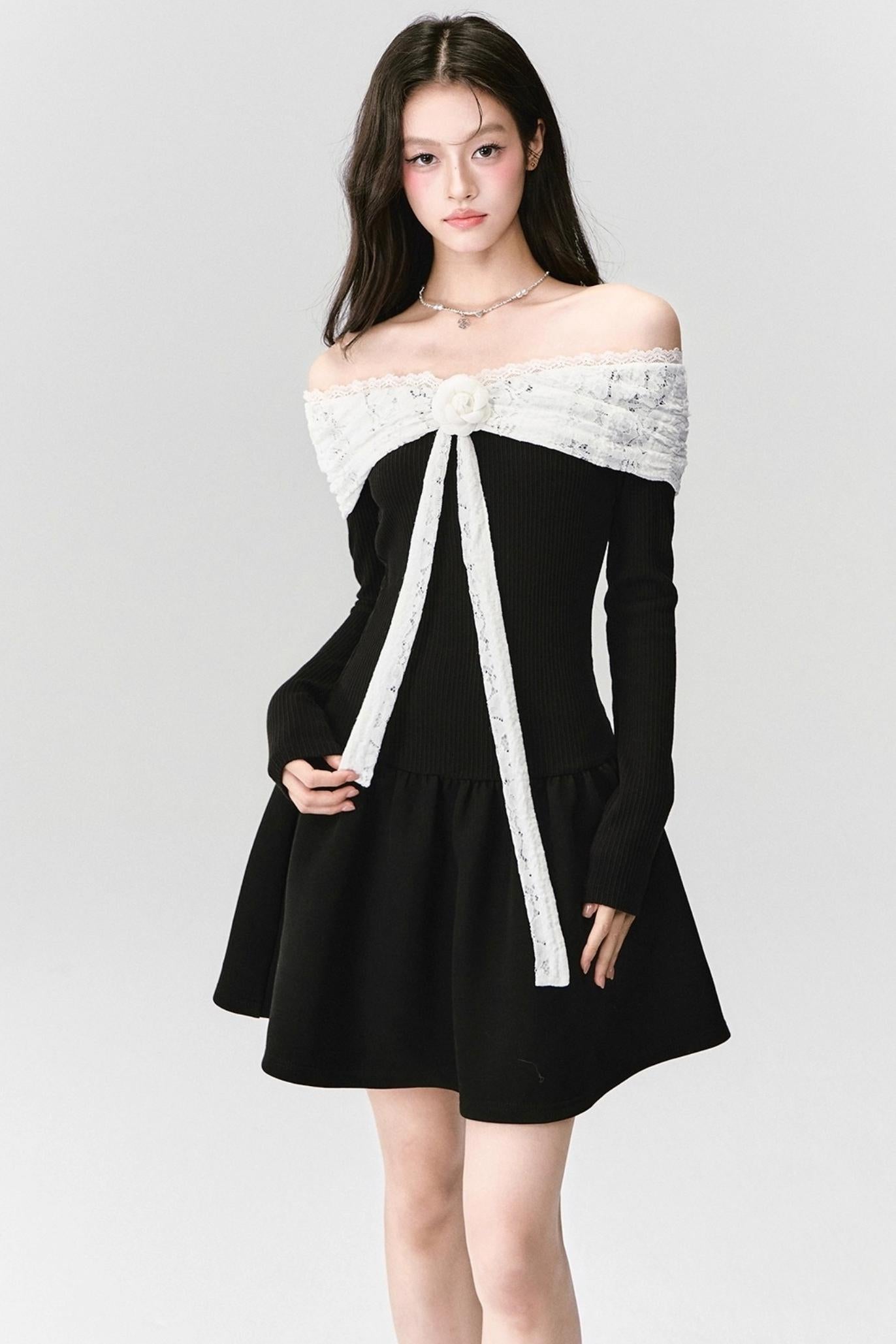 Temperament Lace Princess Dress