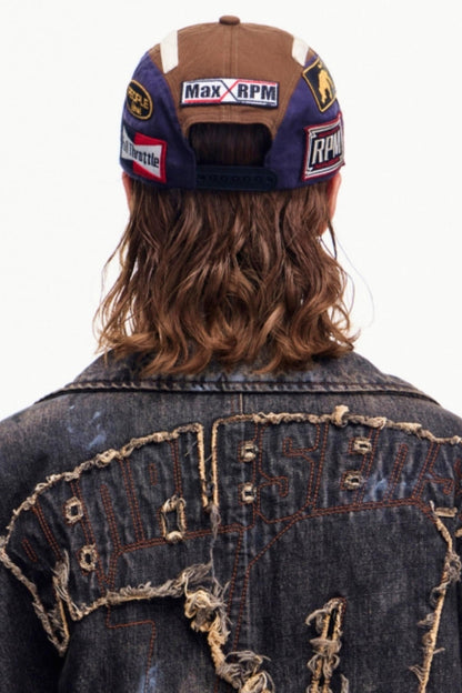 Racing Embroidered Baseball Cap