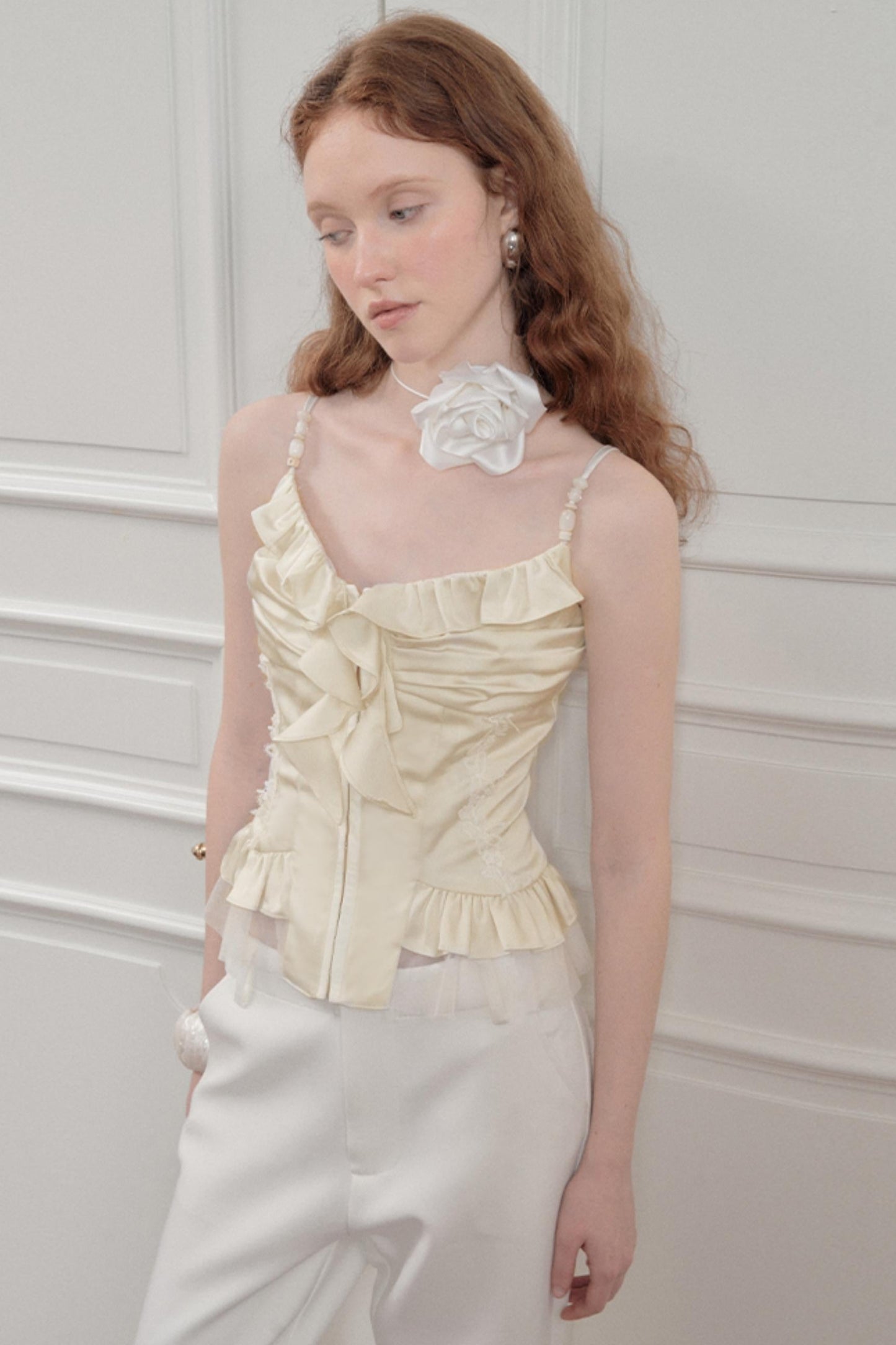 Yuan Elegance Crop Top