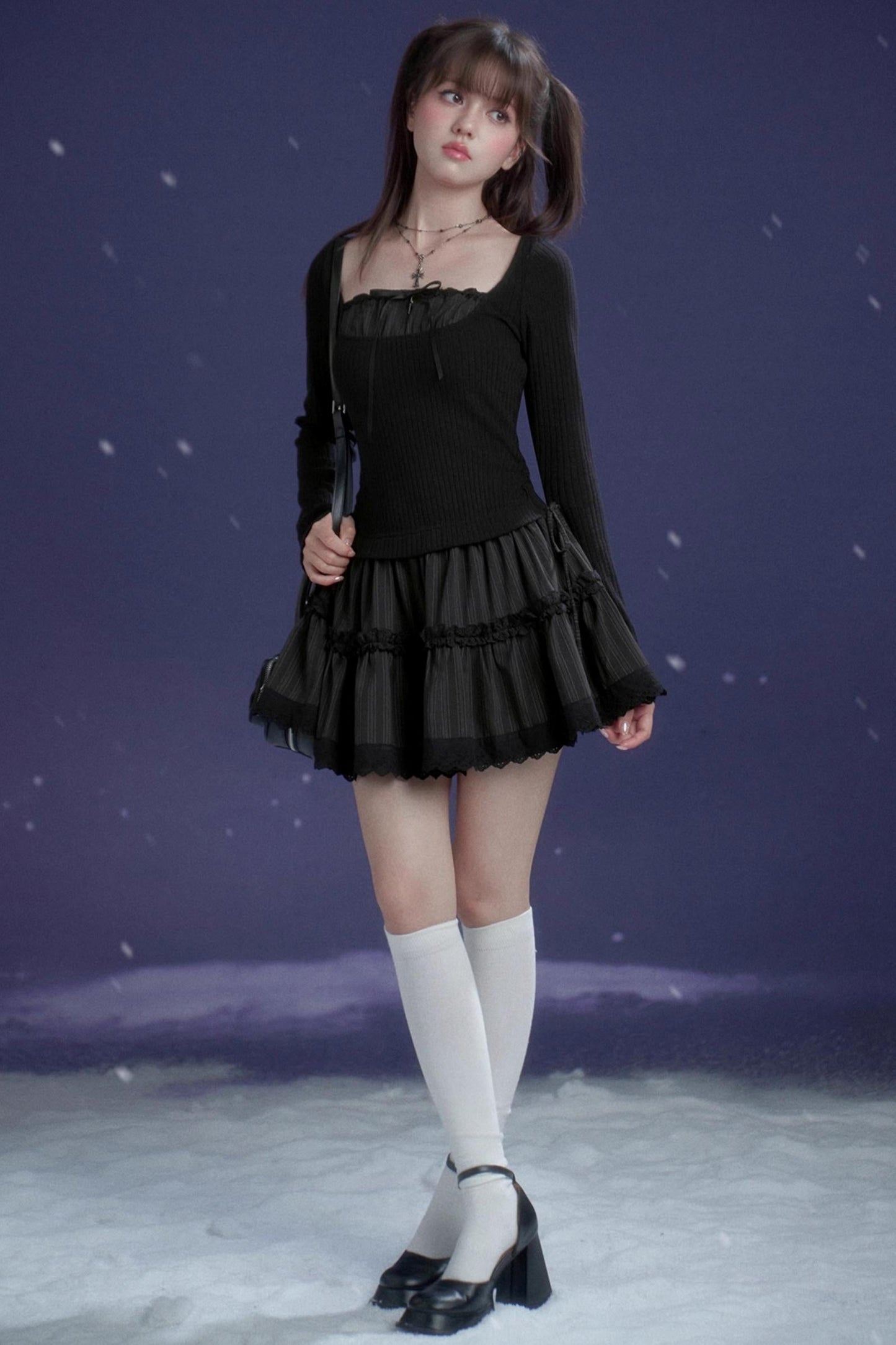 Midnight Waltz Black Dress