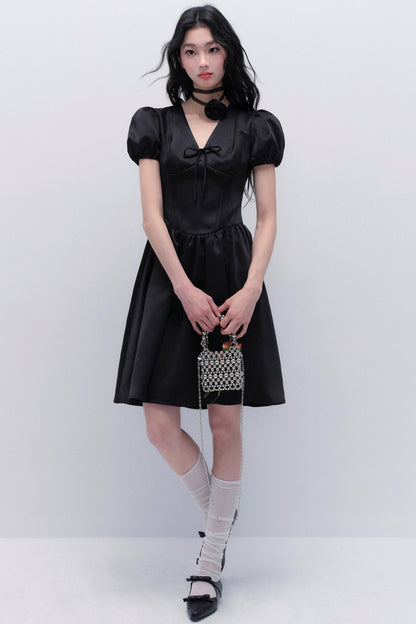 Nocturne Bubble Sleeve Dress