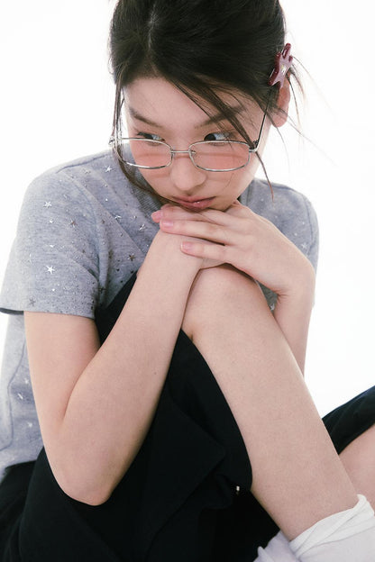 Starry Fragments Grey Tee