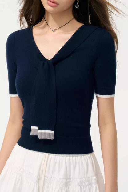 College Chic Knit Sweater