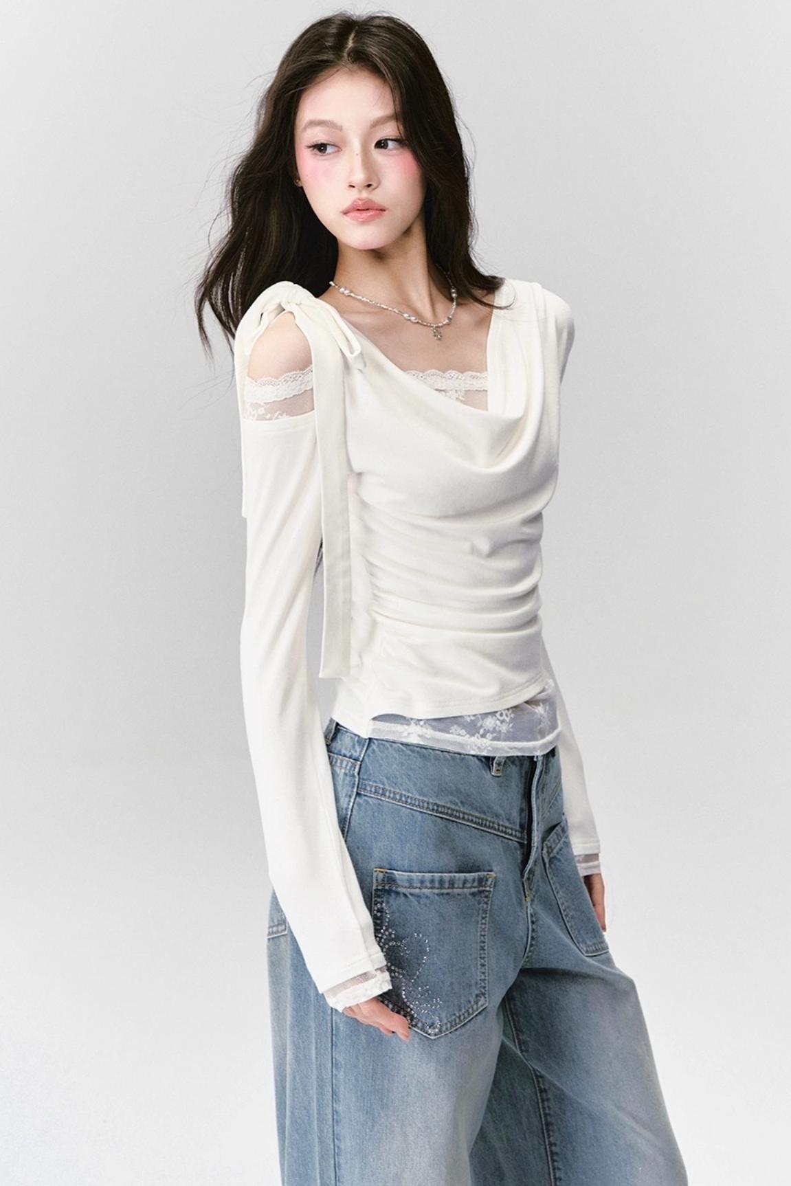 Pure Lace Knit Top Set-Up