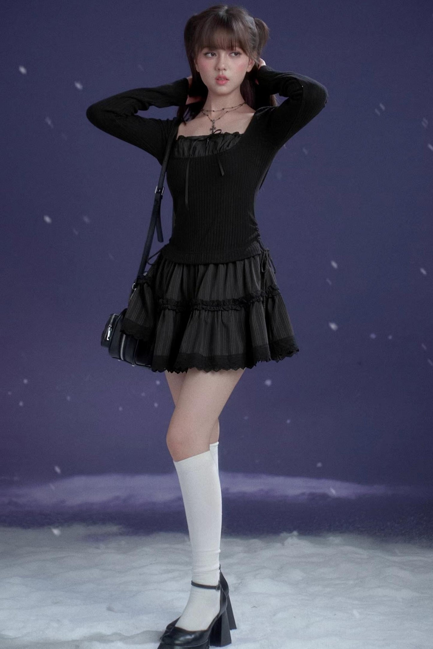 Midnight Waltz Black Dress