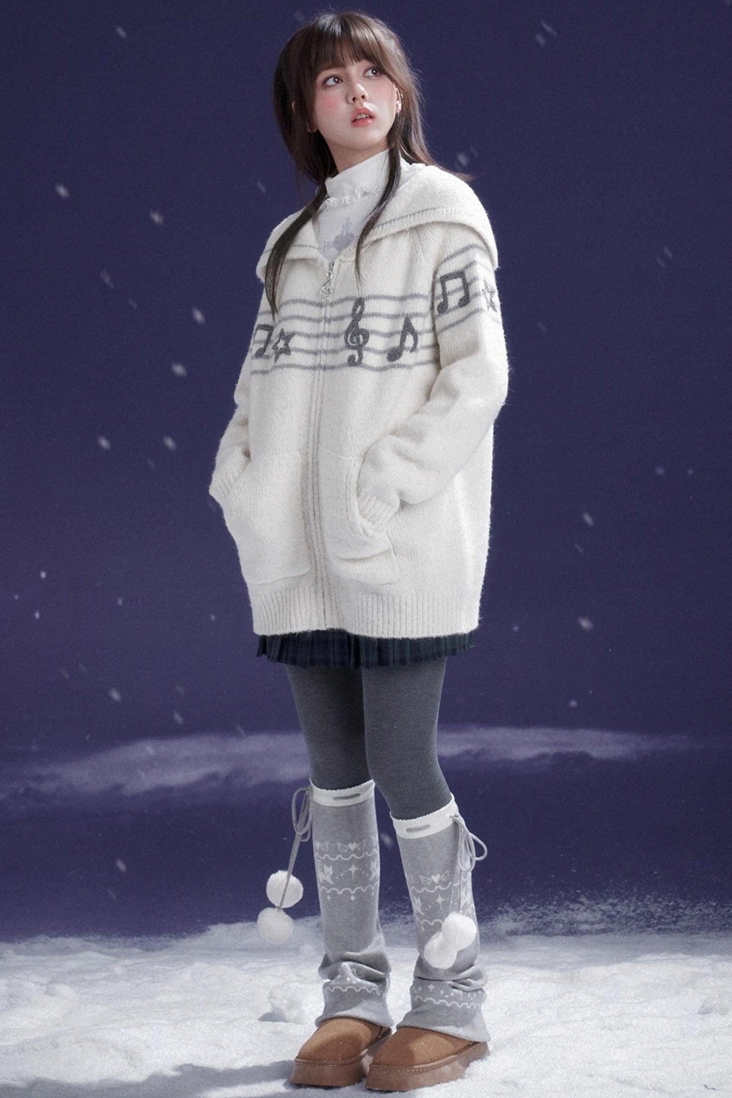 Fair Isle Knit Socks