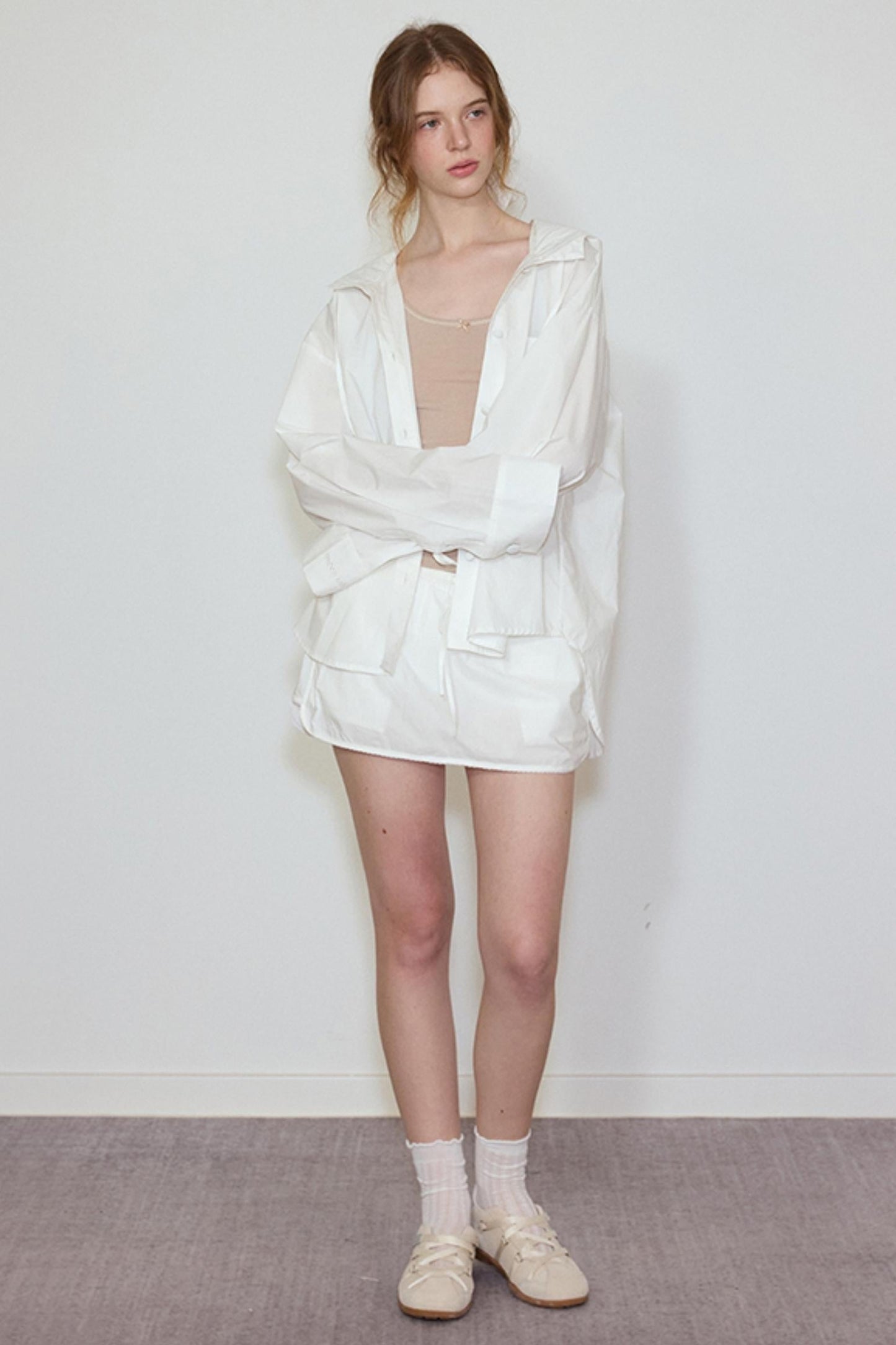 Sun Shield Lace Skirt Set-Up