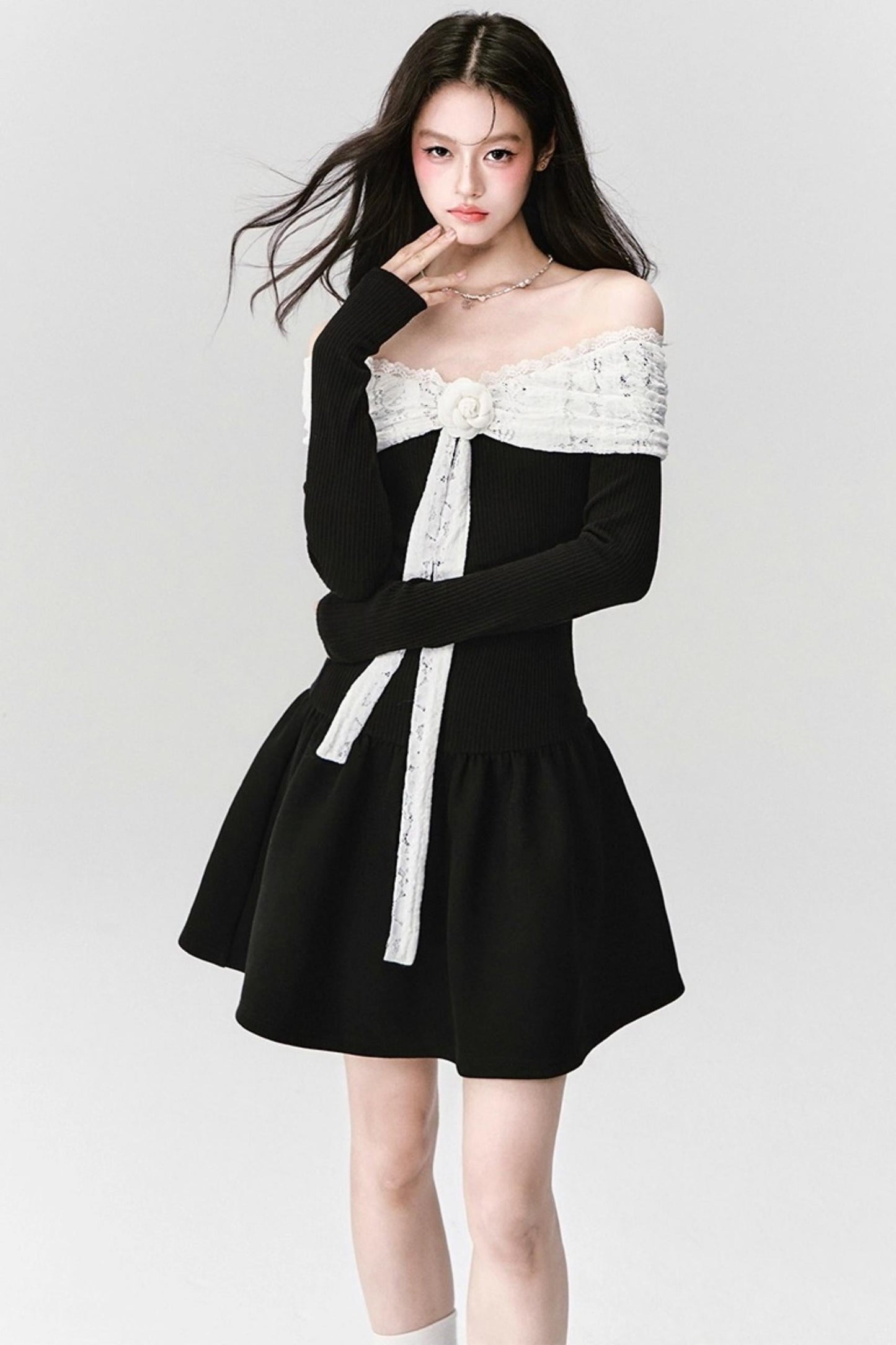 Temperament Lace Princess Dress