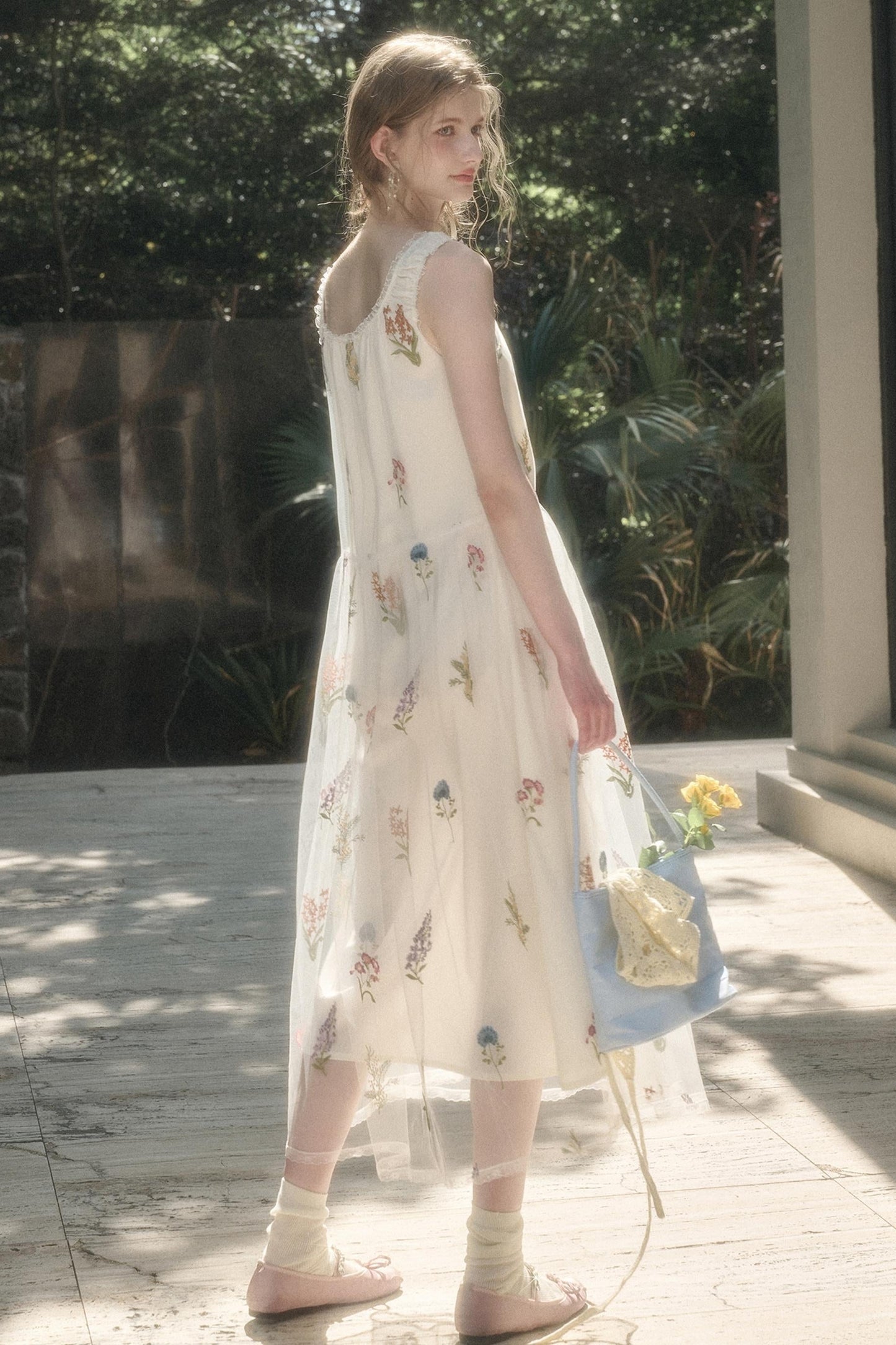 Galaxy Dandelion Halter Dress