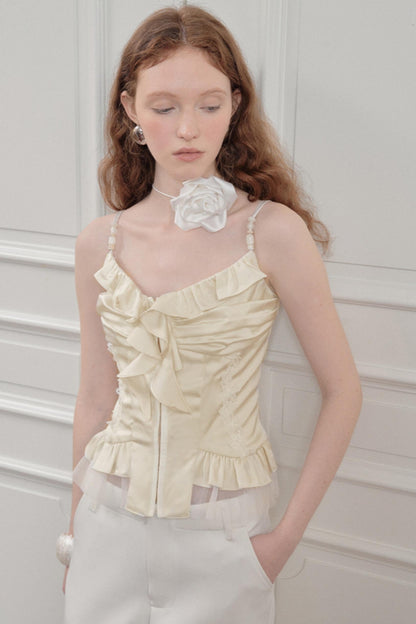 Yuan Elegance Crop Top