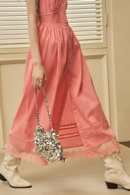 Elegant Lace Maxi Dress