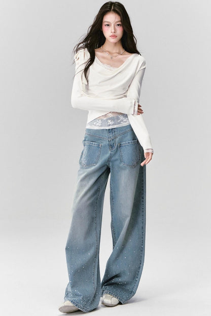 Pure Lace Knit Top Set-Up