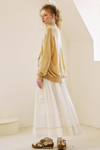 Soft Apple Design Cardigan