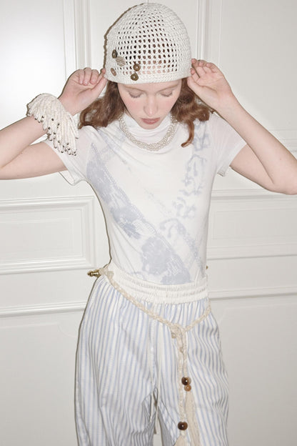 Blossom Silk Lace Tee
